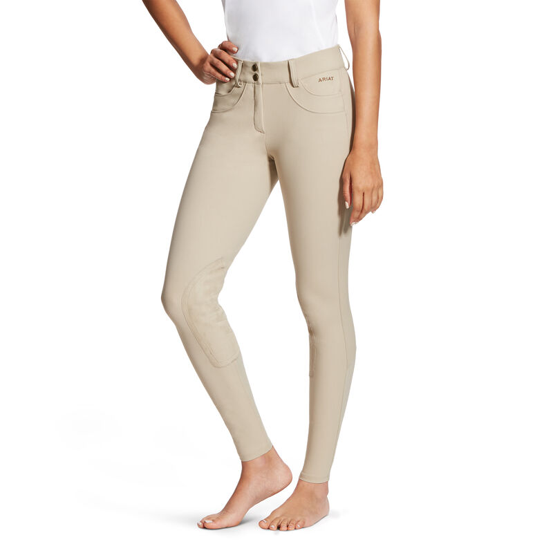 Ariat Hose Damen - Olympia Knee Patch Breech Khaki ( UXHZM-2839 )